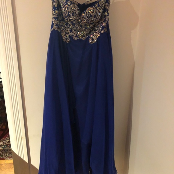 Strapless Prom Dress - Picture 2 of 4